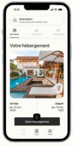 mockup application etudiant airbnb