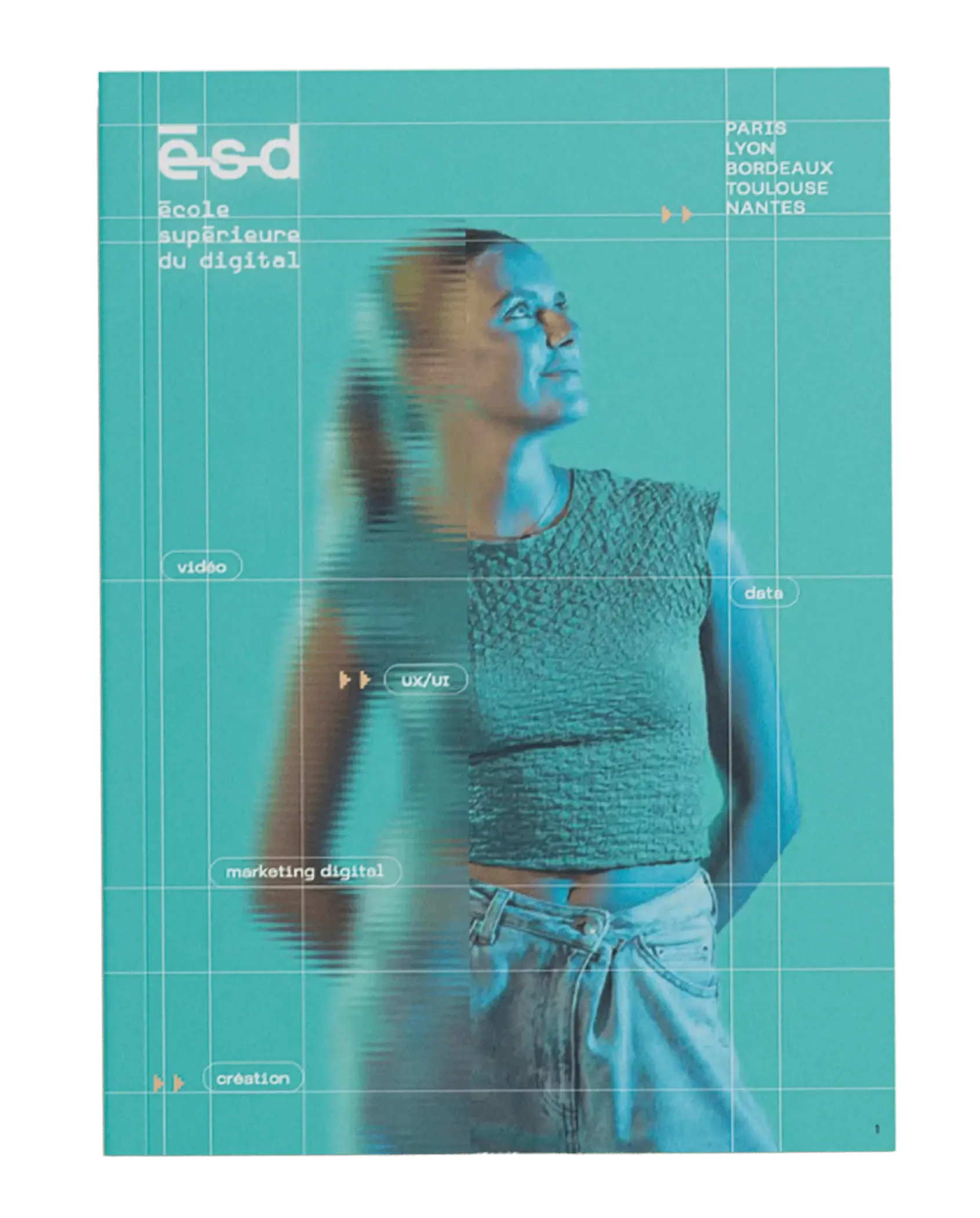 Visuel de la page d’accueil de l’École Supérieure du Digital (ESD)